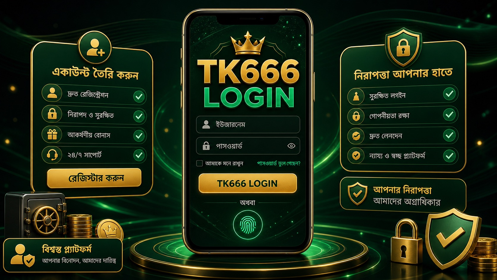 TK666 নিবন্ধন গাইড ভিজ্যুয়াল